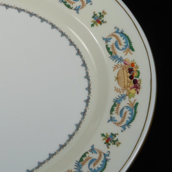 rare beautiful large bone china  oval serving platter. Aynsley UK Banquet - Picture 3 of 9